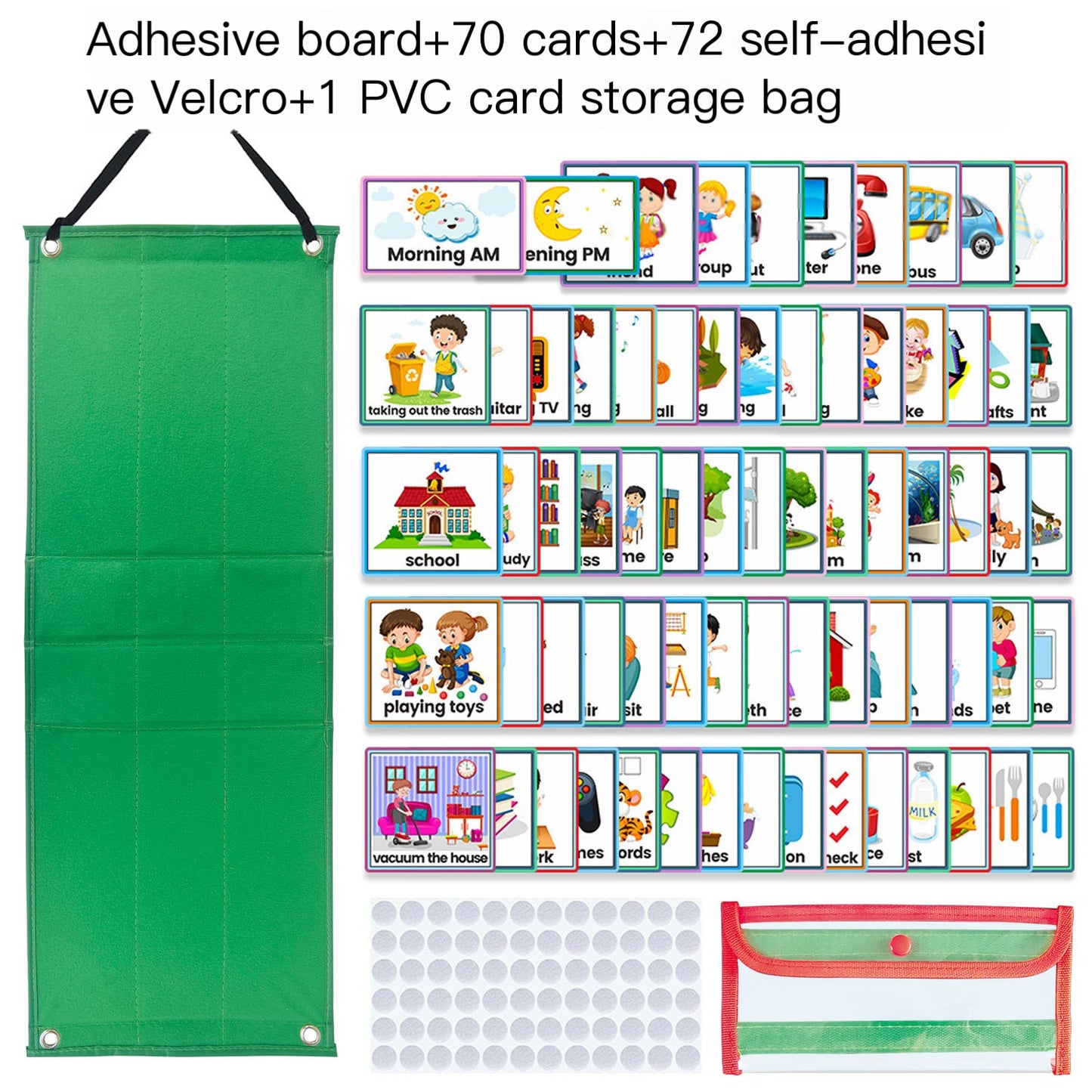 My Big Day: 3-in-1 Kids Visual Schedule & Routine Planner Board Set