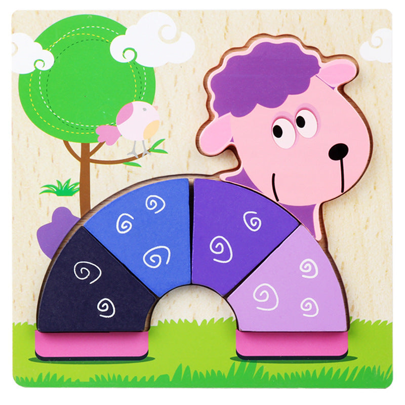 Little Explorer's First 3D Layered Wooden Puzzle Collection