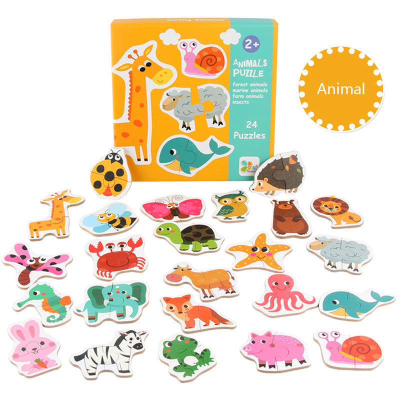 Little World Explorer  Wooden Early Cognition Puzzle Set