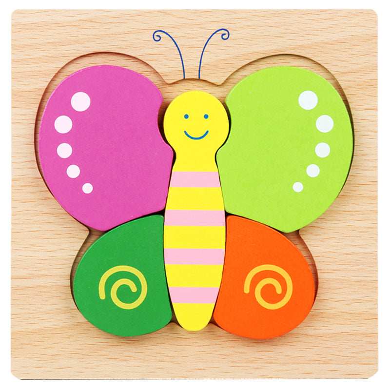 Little Explorer's First 3D Layered Wooden Puzzle Collection