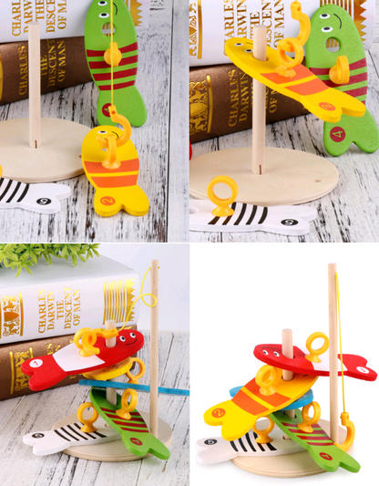 Little Angler: Wooden Focus & Catch Fishing Game Set