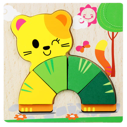 Little Explorer's First 3D Layered Wooden Puzzle Collection