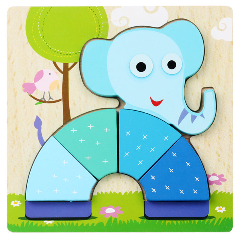 Little Explorer's First 3D Layered Wooden Puzzle Collection