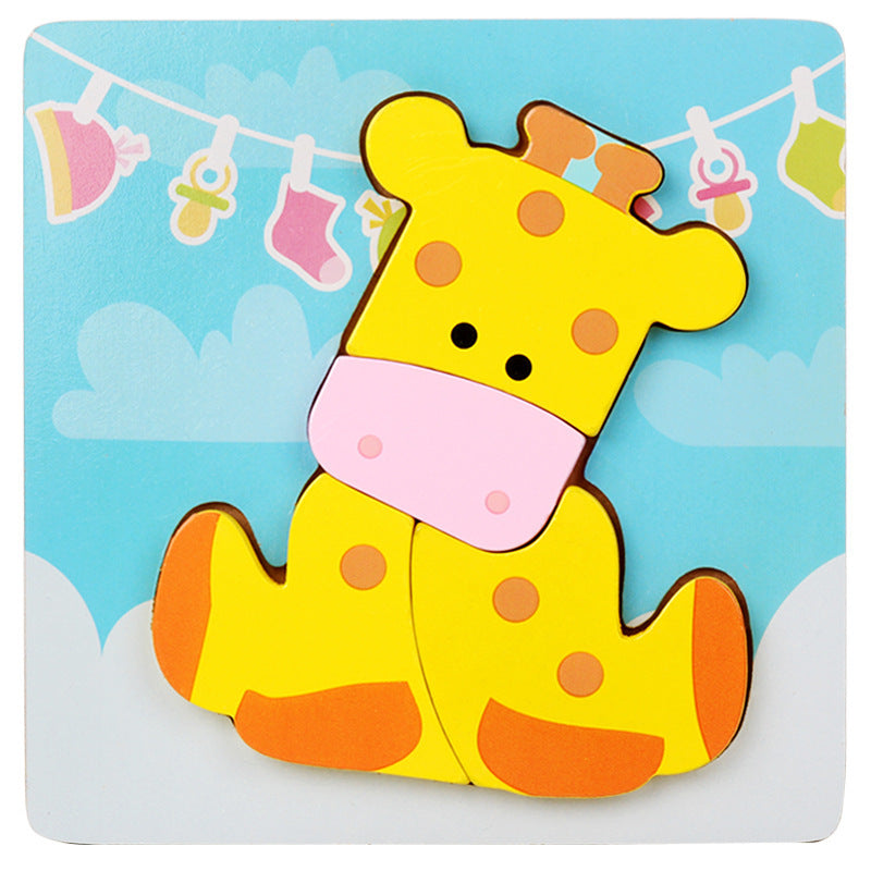 Little Explorer's First 3D Layered Wooden Puzzle Collection