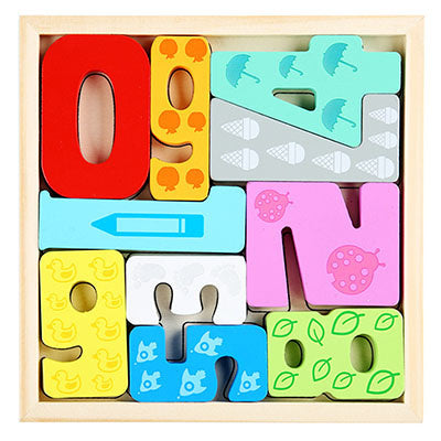 Ocean Kingdom: Wooden Interlocking Animal Tangram Puzzle