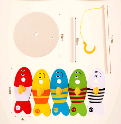 Little Angler: Wooden Focus & Catch Fishing Game Set