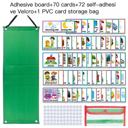 My Big Day: 3-in-1 Kids Visual Schedule & Routine Planner Board Set