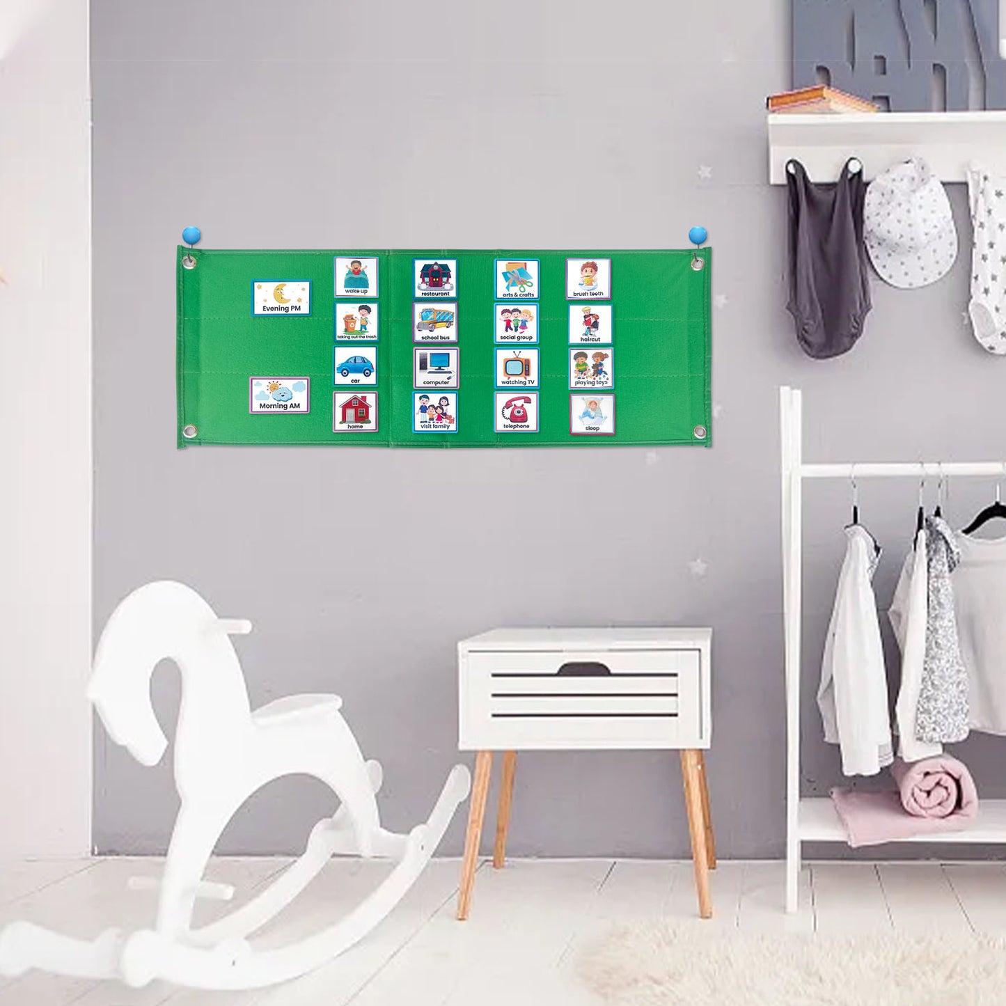 My Big Day: 3-in-1 Kids Visual Schedule & Routine Planner Board Set