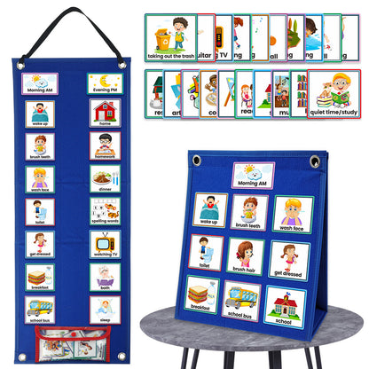 My Big Day: 3-in-1 Kids Visual Schedule & Routine Planner Board Set