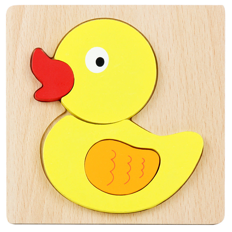 Little Explorer's First 3D Layered Wooden Puzzle Collection