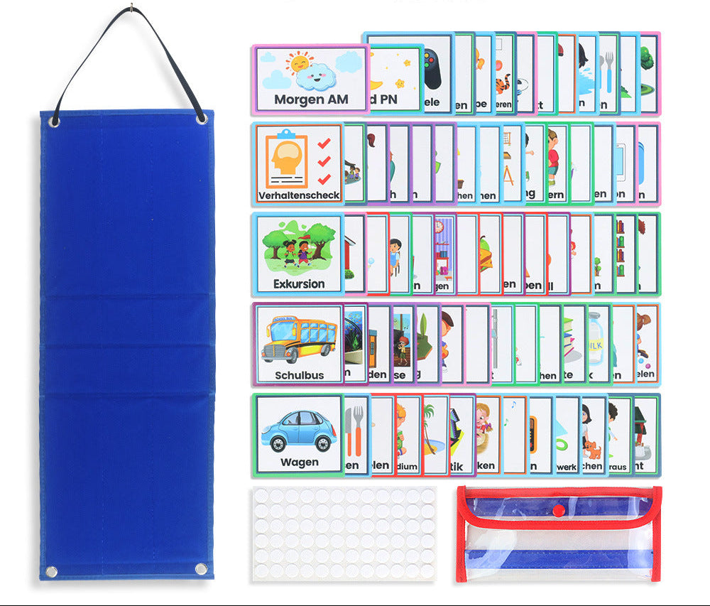 My Big Day: 3-in-1 Kids Visual Schedule & Routine Planner Board Set