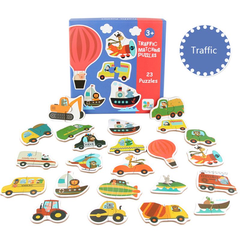 Little World Explorer  Wooden Early Cognition Puzzle Set