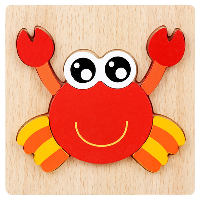 Little Explorer's First 3D Layered Wooden Puzzle Collection