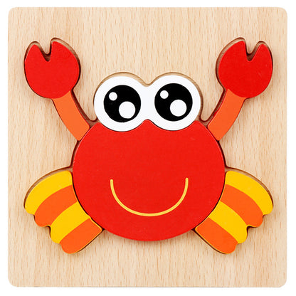Little Explorer's First 3D Layered Wooden Puzzle Collection