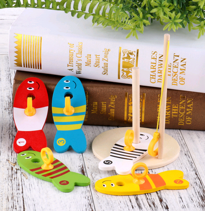 Little Angler: Wooden Focus & Catch Fishing Game Set