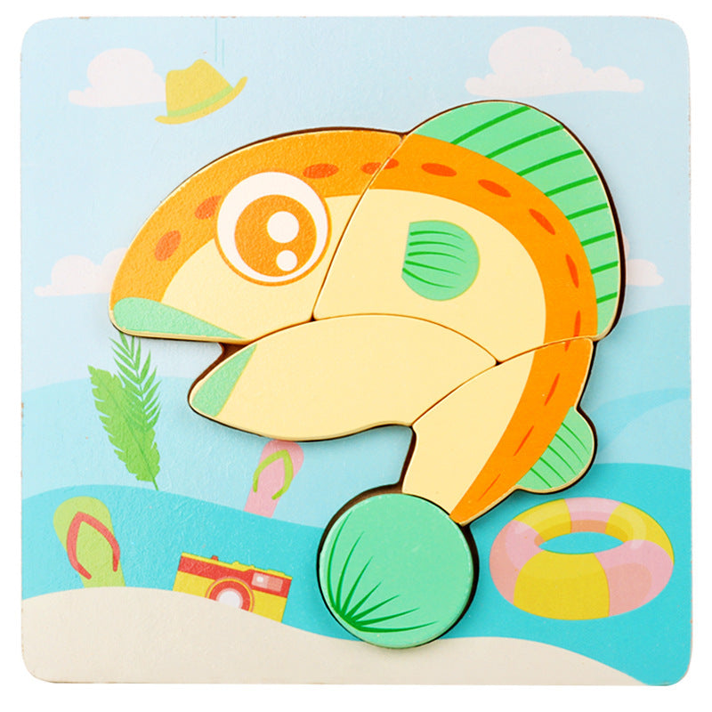 Little Explorer's First 3D Layered Wooden Puzzle Collection