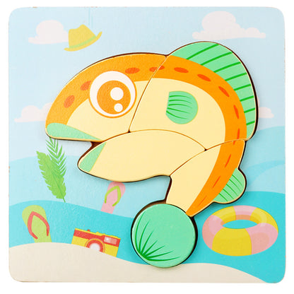 Little Explorer's First 3D Layered Wooden Puzzle Collection