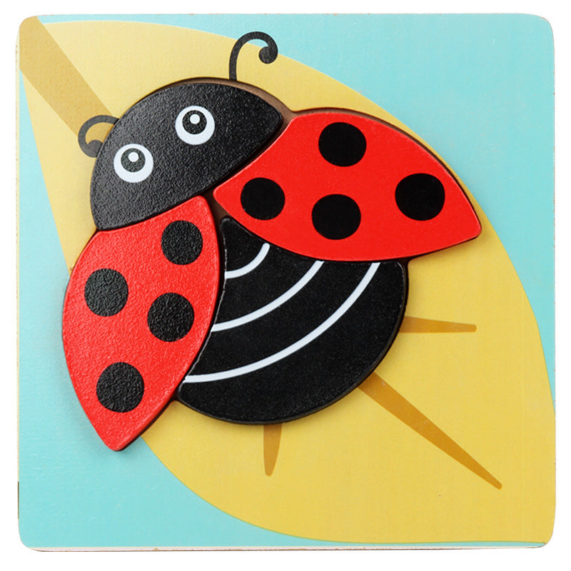 Little Explorer's First 3D Layered Wooden Puzzle Collection