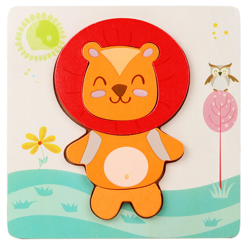 Little Explorer's First 3D Layered Wooden Puzzle Collection