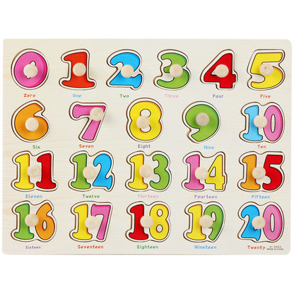 Little Pegs, Big Wonders: Mushroom Knobbed Wooden Puzzle Collection